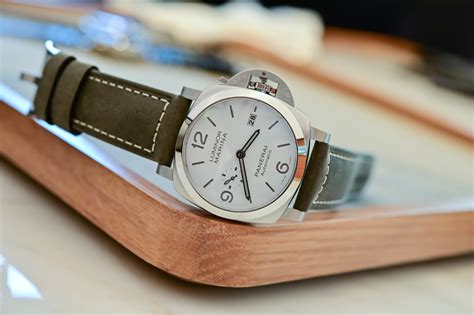 panerai white sandwich dial|panerai pam01314.